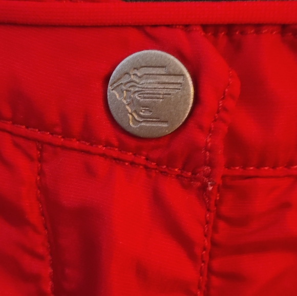 Women's Authentic Vintage Versace Sport Track Pant Red Orange Size Large - Picture 5 of 9